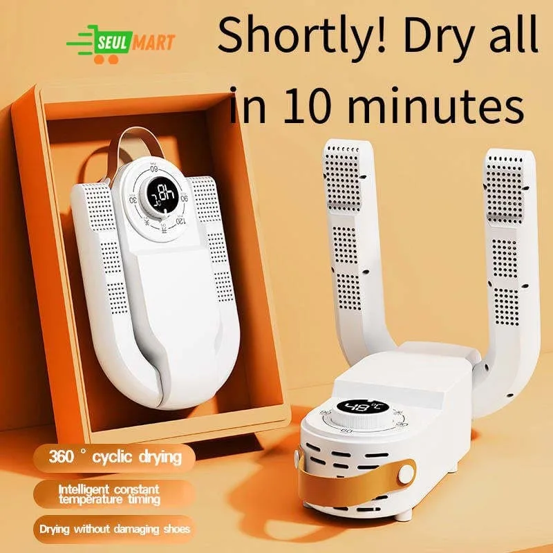 Foldable Hot Air Circulation Shoe Dryer