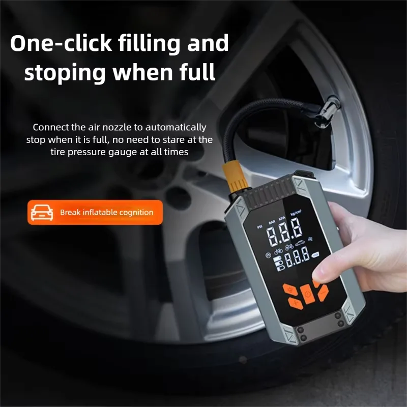 Portable 150PSI Car Air Pump & Jump Starter - Image 3